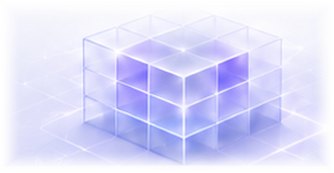 Luminous modular Squarely cube